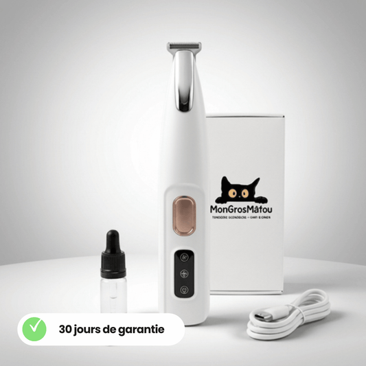 Tondeuse Silencieuse pour Chat — Anti-Nœuds, Poils Longs & Courts